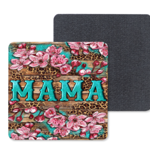 Mama Cherry Blossom Coasters Mockup