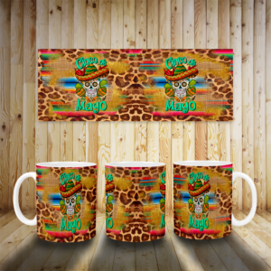 Cinco De Mayo Skull Mug Mockup
