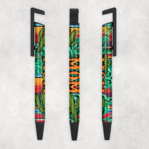 Mama Cactus Ballpoint Pen Mockup