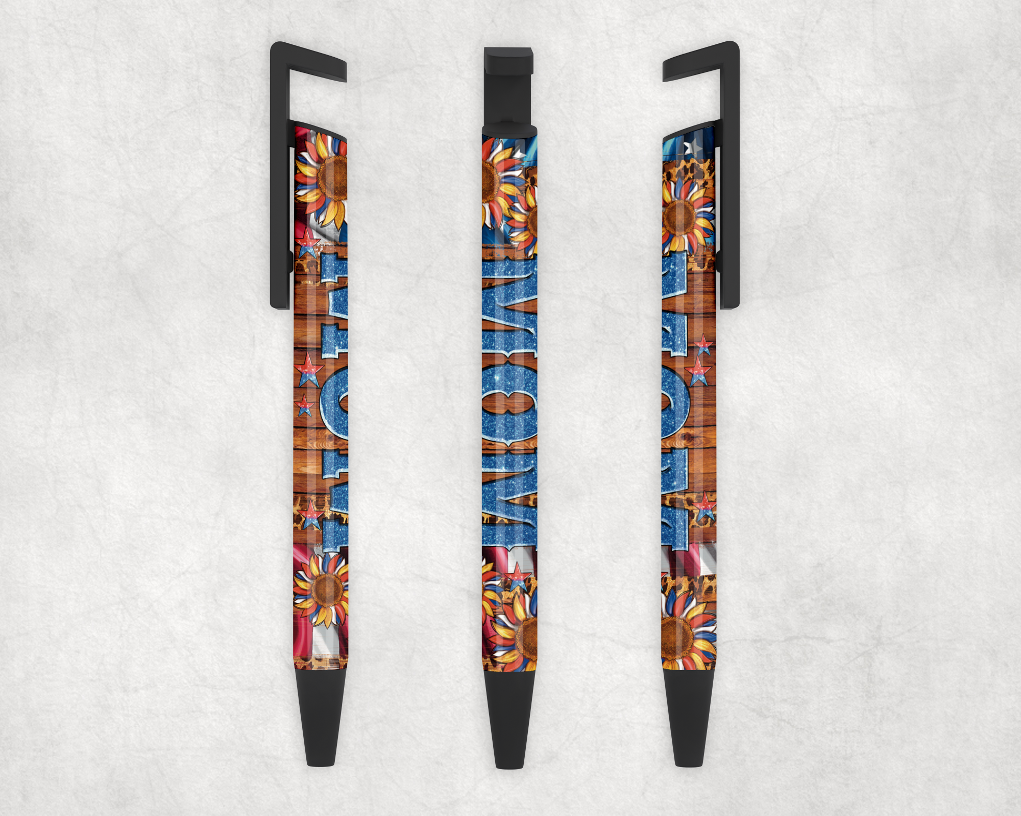 U.S. Sunflower Mom Ballpoint Pen Mockup