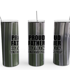 Proud Father Tumbler Mockup
