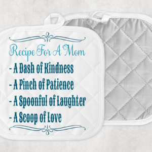 Recipe For Mom Pot Holder Mockup