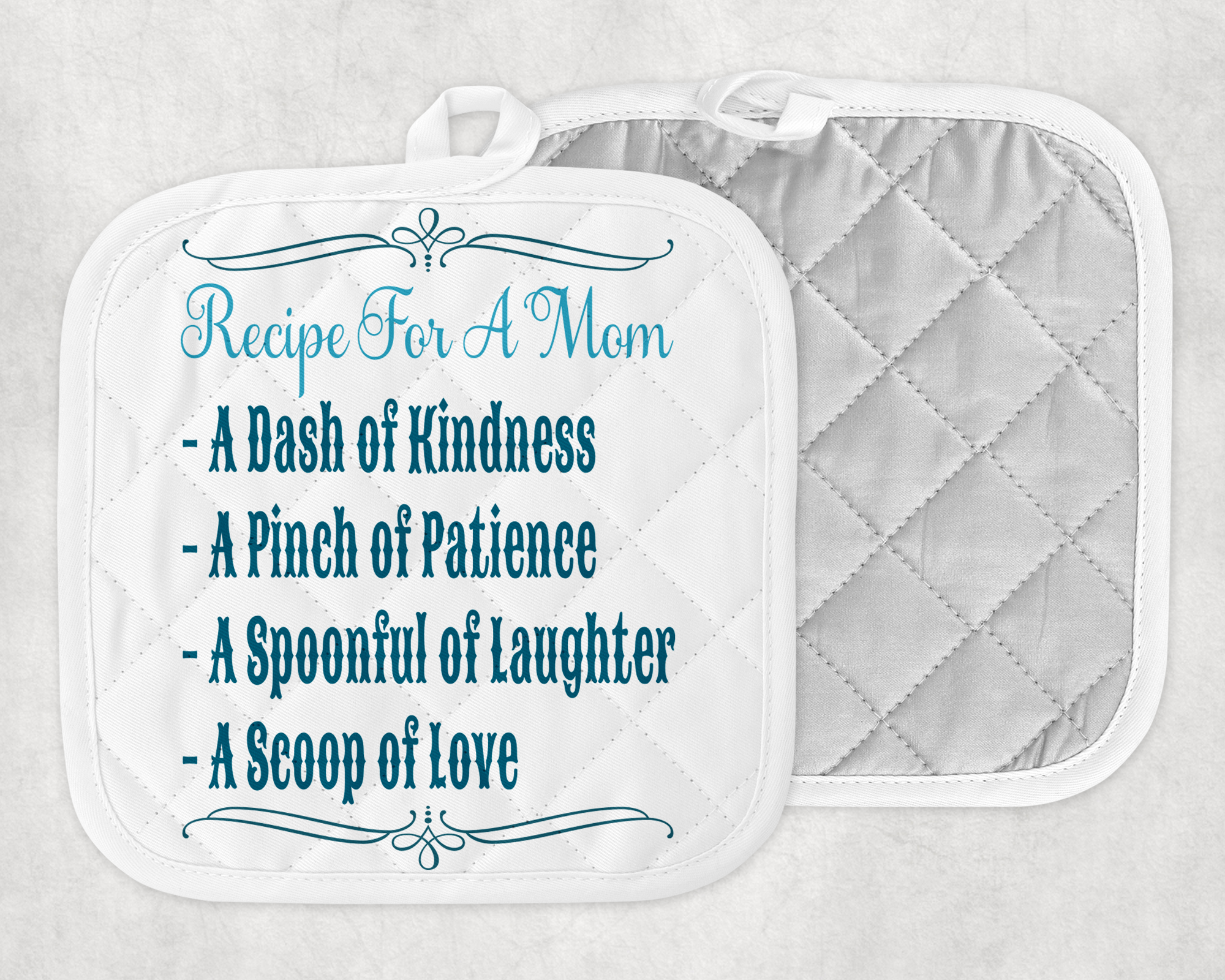 Recipe For Mom Pot Holder Mockup