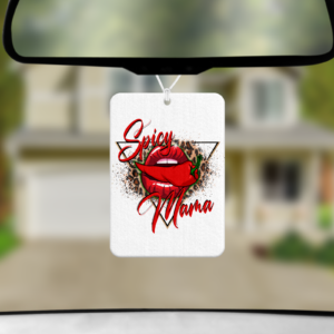 Spicy Mama Air Freshener Mockup