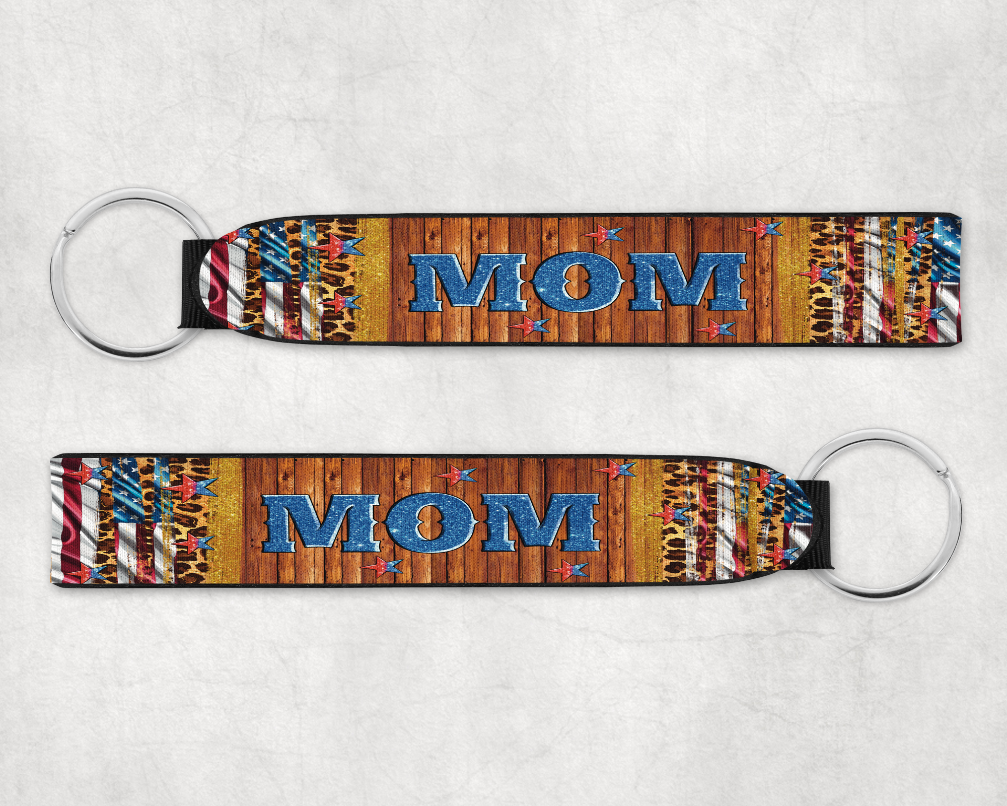 Star & Stripes Mom Wristlet Mockup
