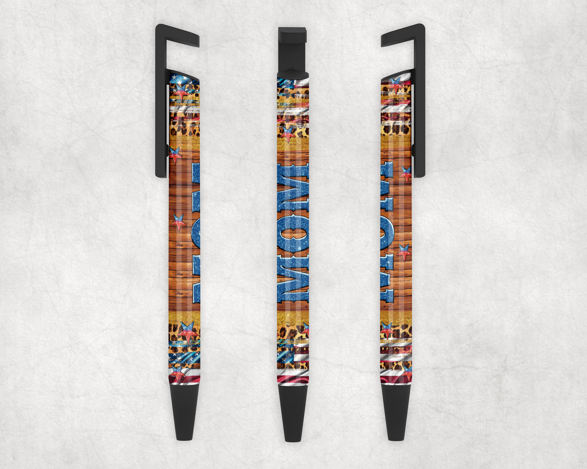 Stars & Stripes Mom Ballpoint Pen Mockup