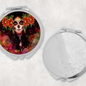 Floral Senorita Mirror Compact Mockup