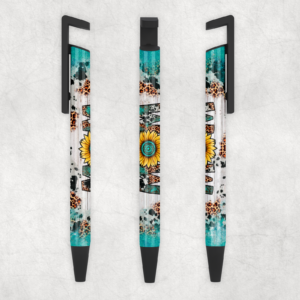 Sunflower Mom Ballpoint Pen Mockup