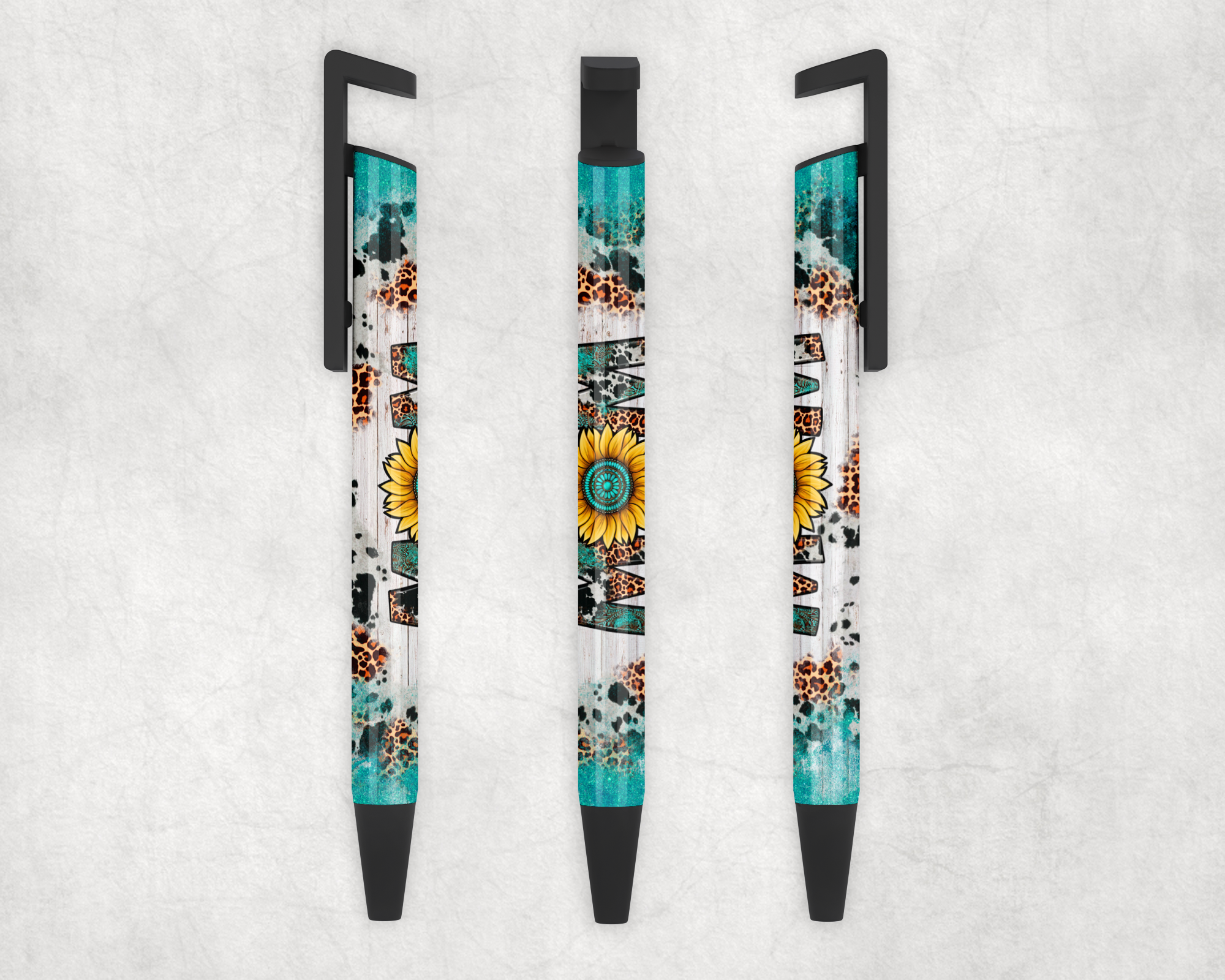 Sunflower Mom Ballpoint Pen Mockup