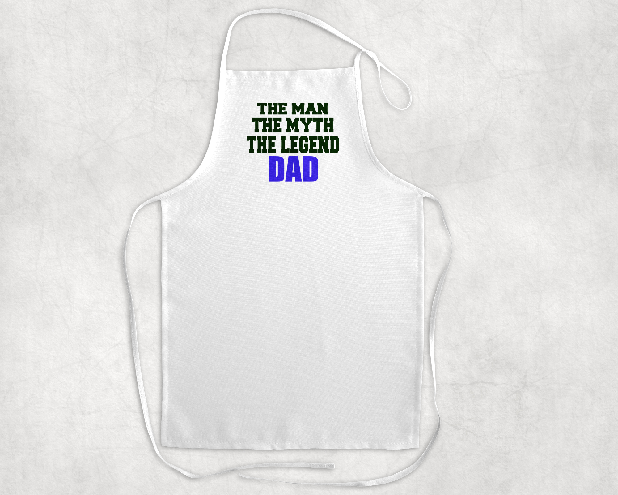 The Man The Myth Dad Apron Mockup