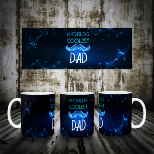 World's Coolest Dad Mug Mockup