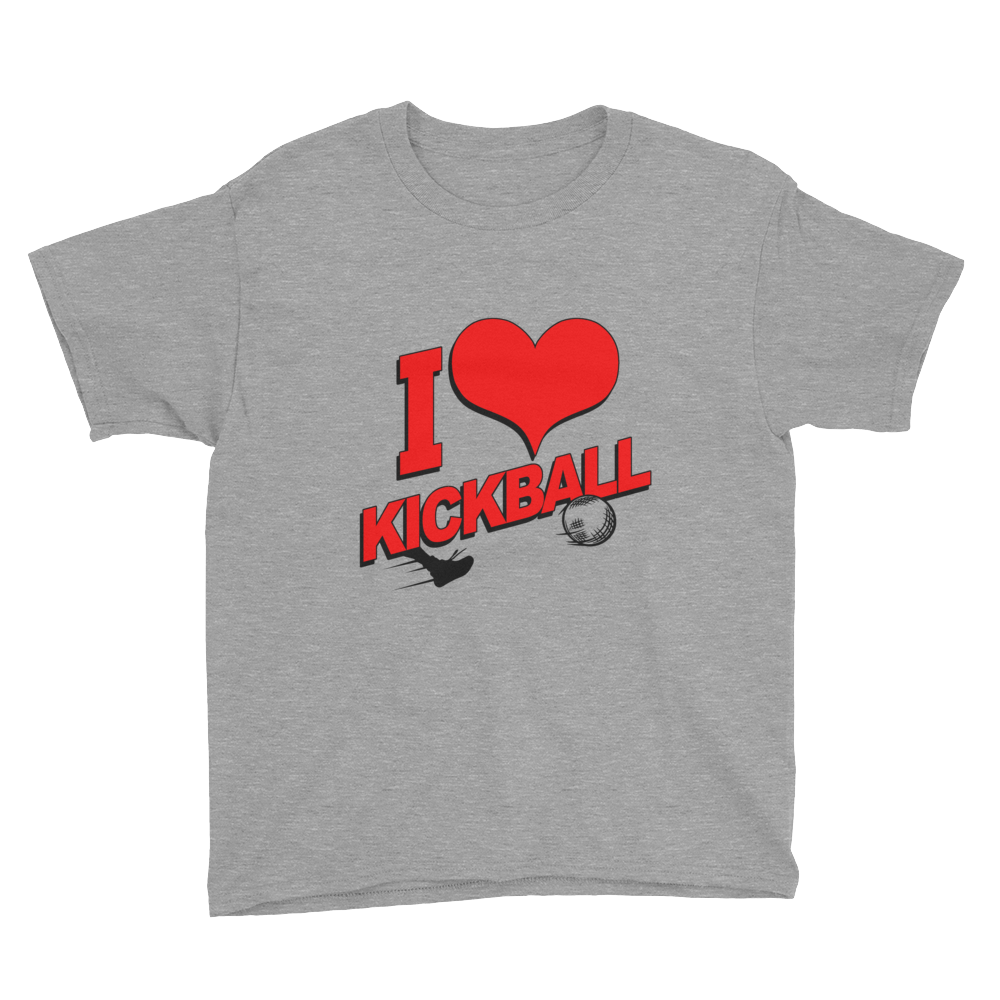 I Heart Kickball Shirt Mockup