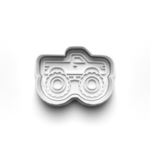Monster Truck Cookie Cutter & Stamp Mockup