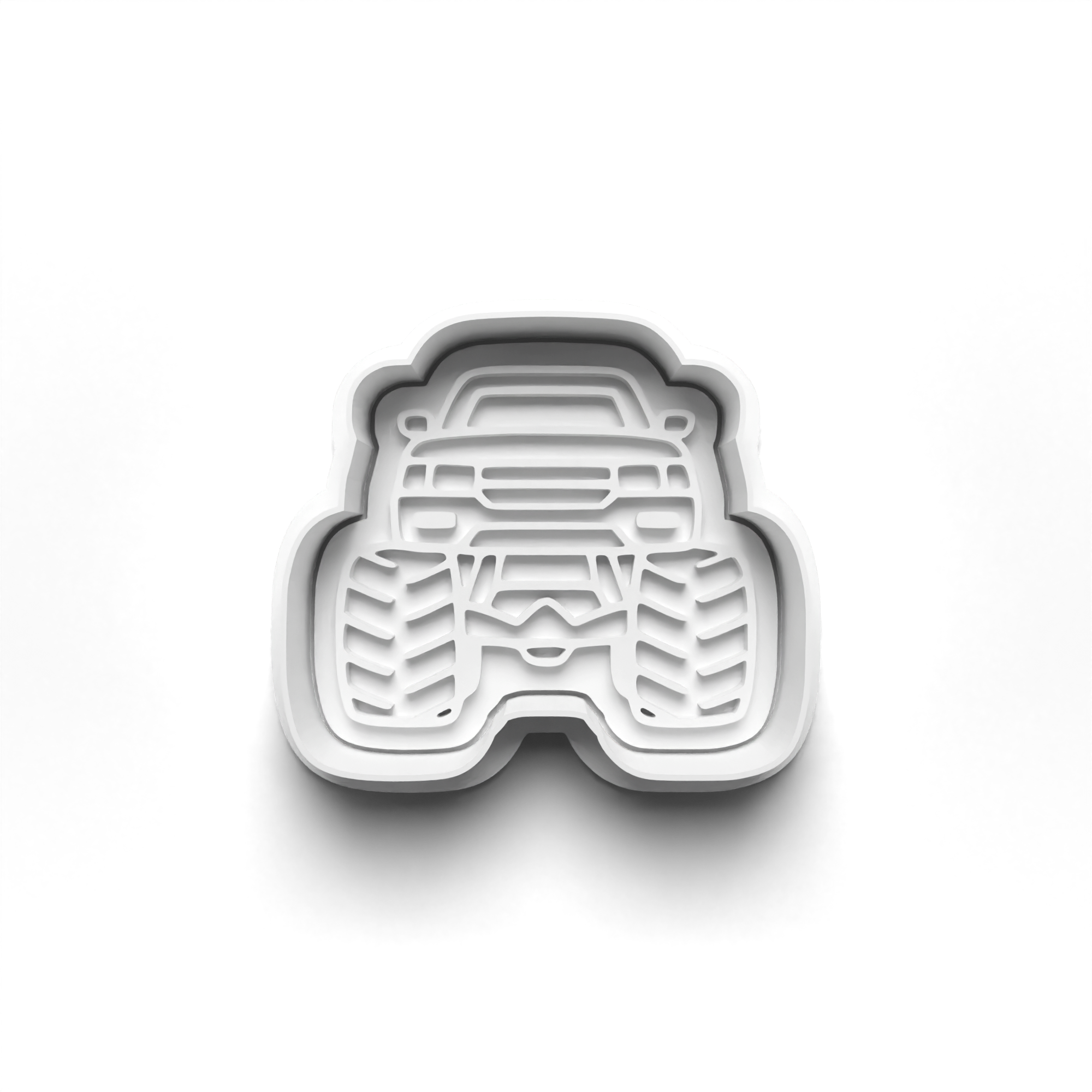 Monster Truck Cookie V.2 Cutter & Stamp Mockup