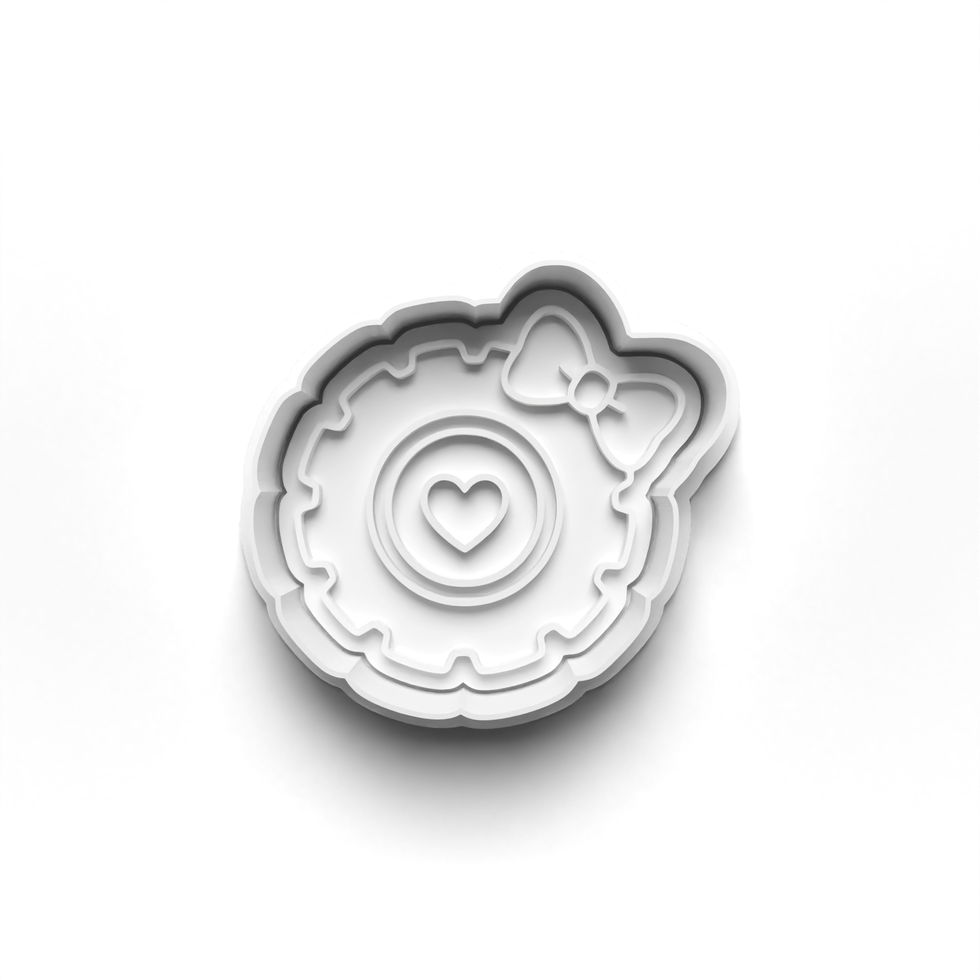 Girly Tire Cookie Cutter & Stamp Mockup