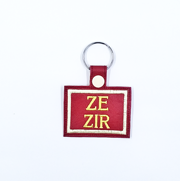 Ze, Zir Pronouns Key Fob