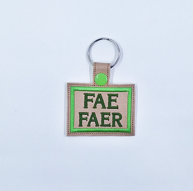 Fae, Faer Pronouns Key Fob