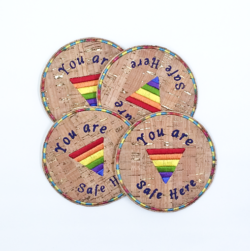 You Are Safe Here Coasters