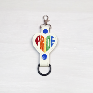 Pride Heart Water Bottle Clip