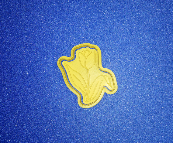 Tulip Cookie Cutter & Stamp