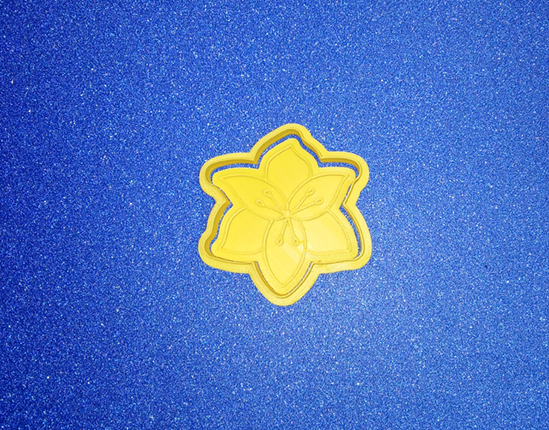 Floral Blossom Cookie Cutter & Stamp