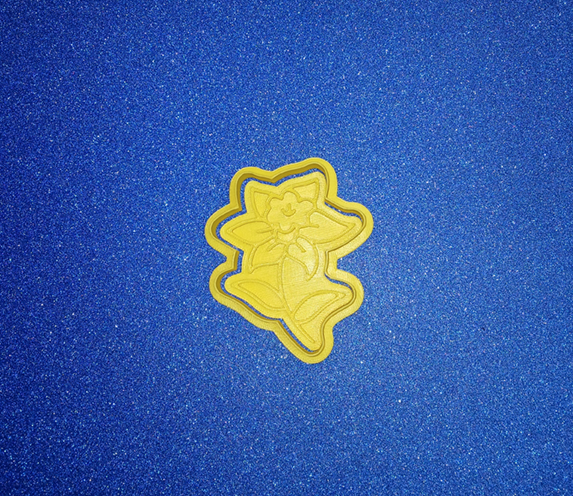 Daffodil Cookie Cutter & Stamp