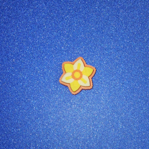 The Narcissus Flower Clicker Keychain