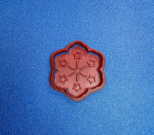 Firework Cookie Cutter & Stamp