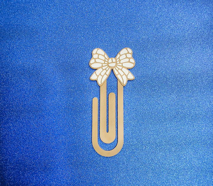 Concha Bow Jumbo Paperclip Bookmark