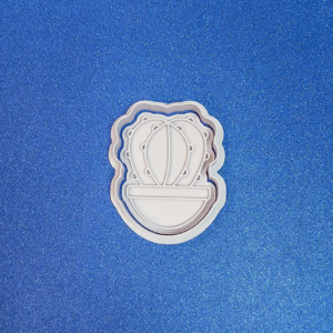 Potted Cactus Cookie Cutter & Stamp
