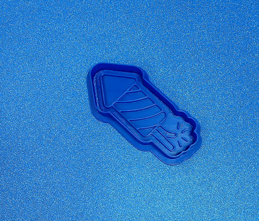 Firecracker Cookie Cutter & Stamp