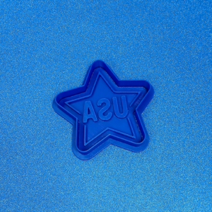 USA Star Cookie Cutter & Stamp