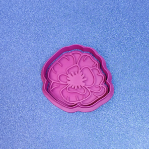 Camellia Cookie Cutter & Stamp