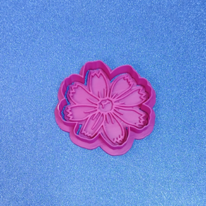 Cosmos Flower Cookie Cutter & Stamp