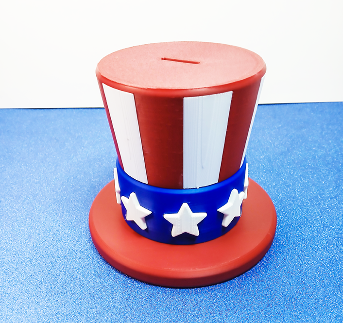 Uncle Sam's Top Hat Bank