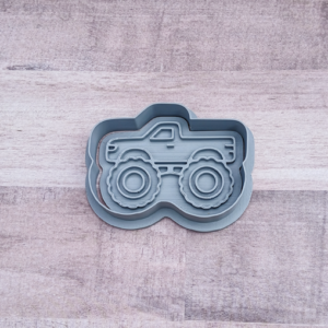 Monster Truck Cookie Cutter & Stamp