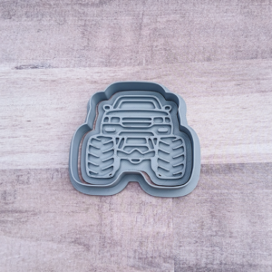 Monster Truck V.2 Cookie Cutter & Stamp