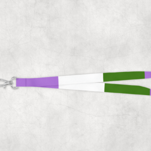 Genderqueer Lanyard Mockup