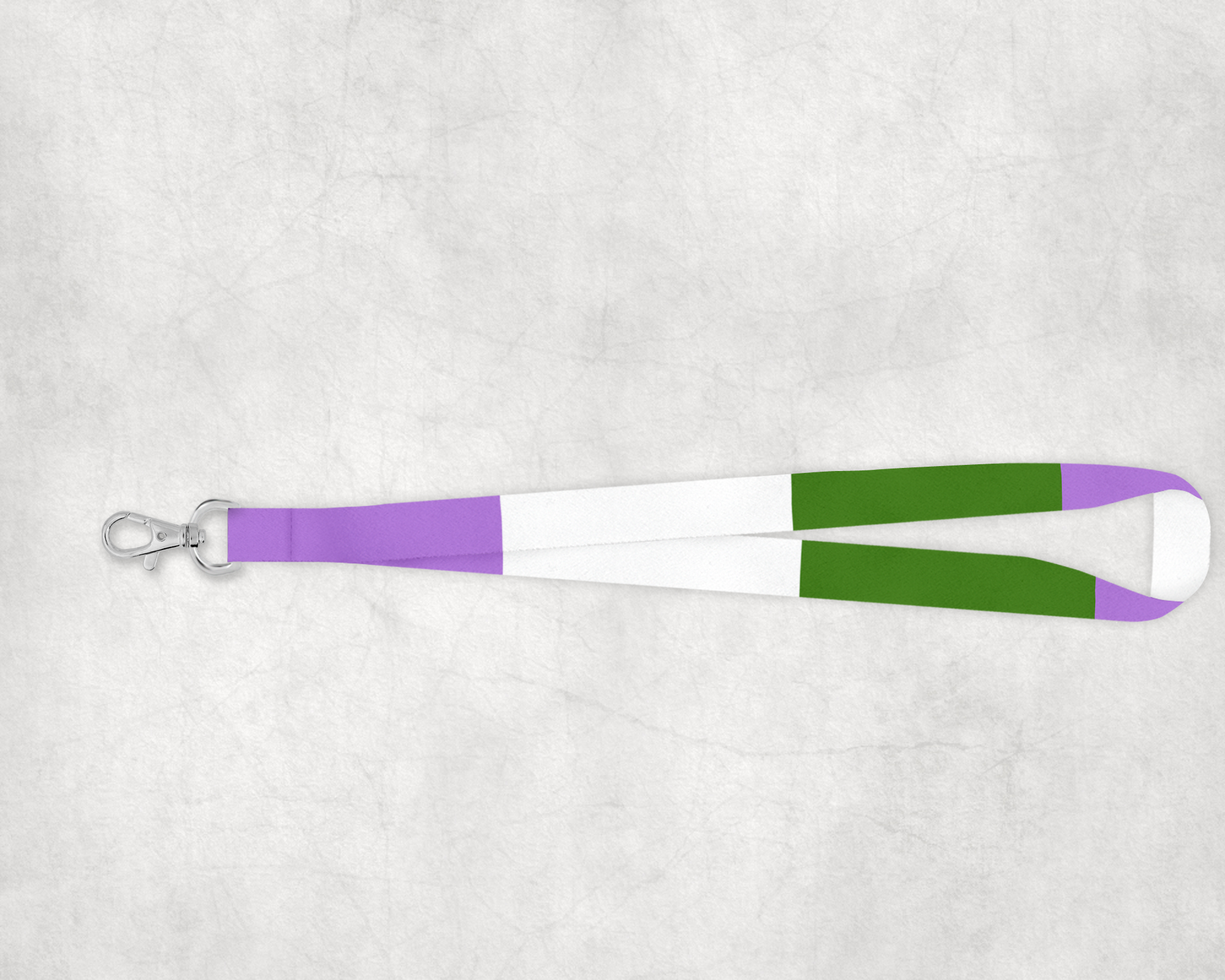 Genderqueer Lanyard Mockup