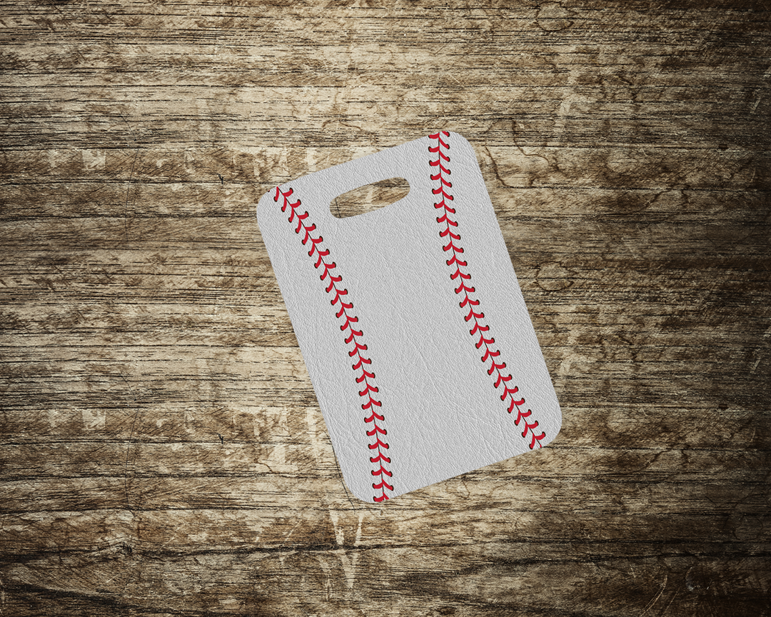 Baseball Bag Tag Mockup