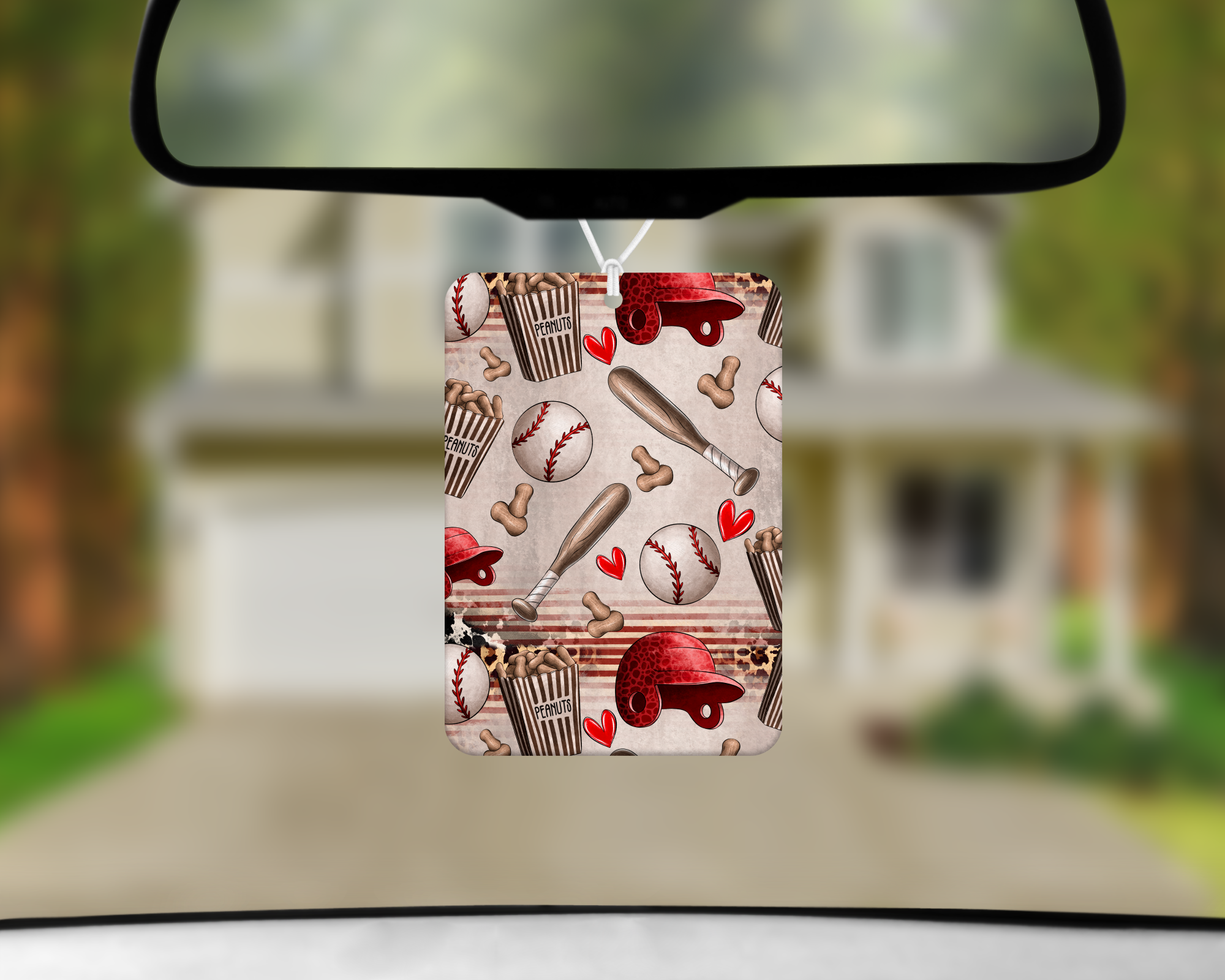 Baseball Game Air Freshener Mockup