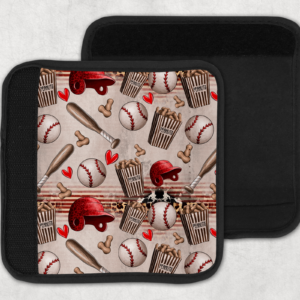 Baseball Game Seatbelt Cover Mockup