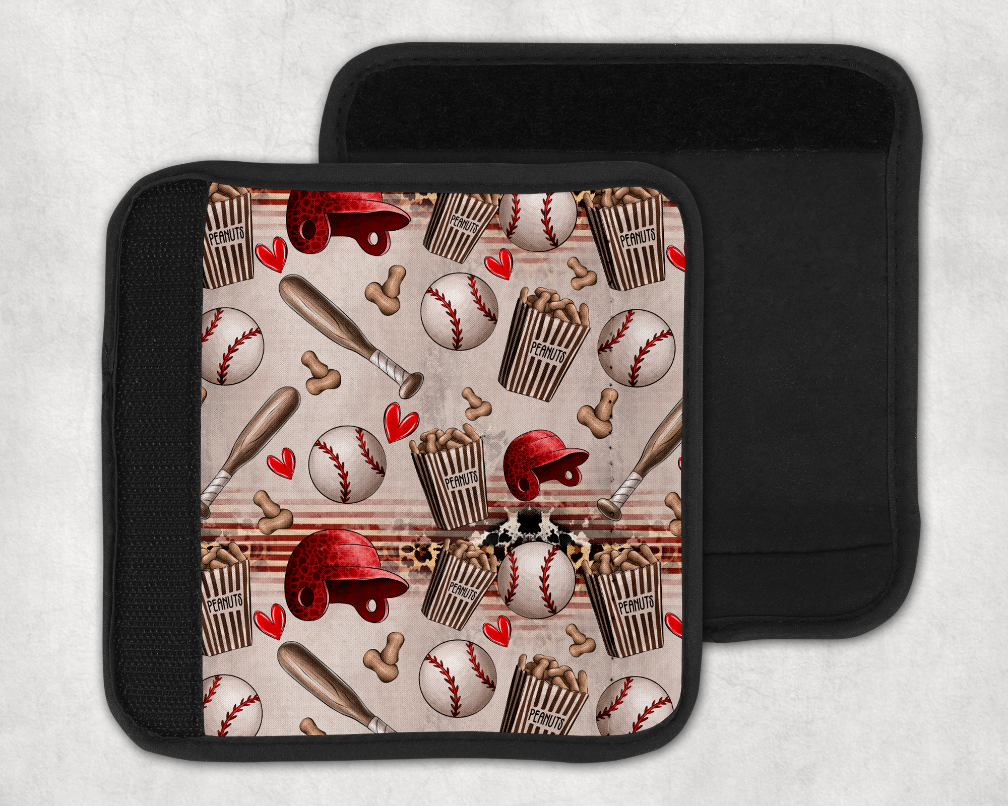 Baseball Game Seatbelt Cover Mockup
