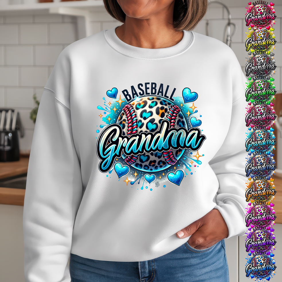 Baseball Grandma Shirt Mockup