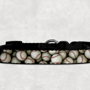 Baseballs Pet Collar Mockup