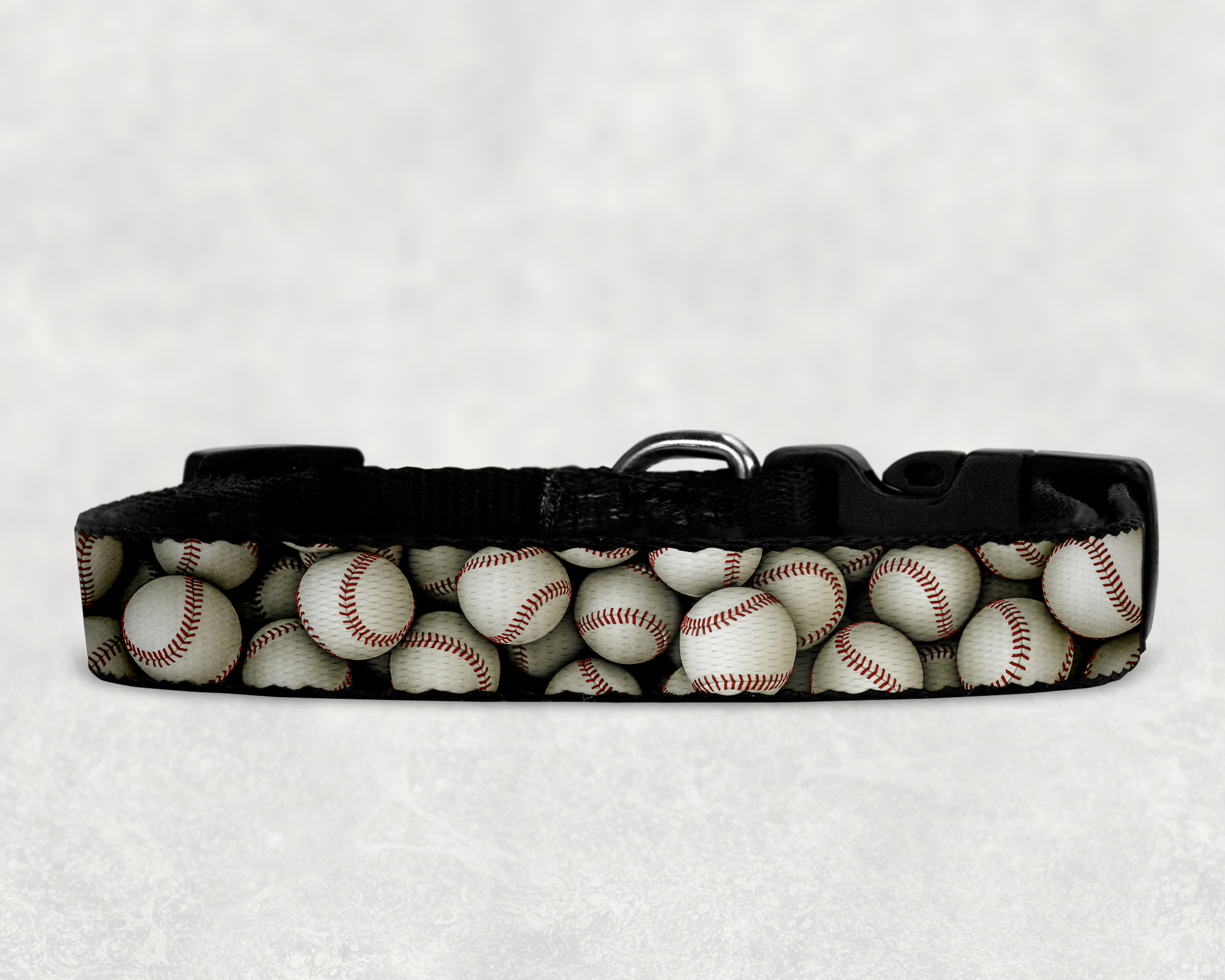 Baseballs Pet Collar Mockup