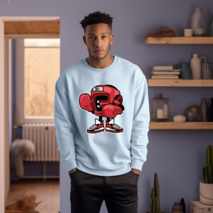 Cartoon Boxing Character Shirt Mockup