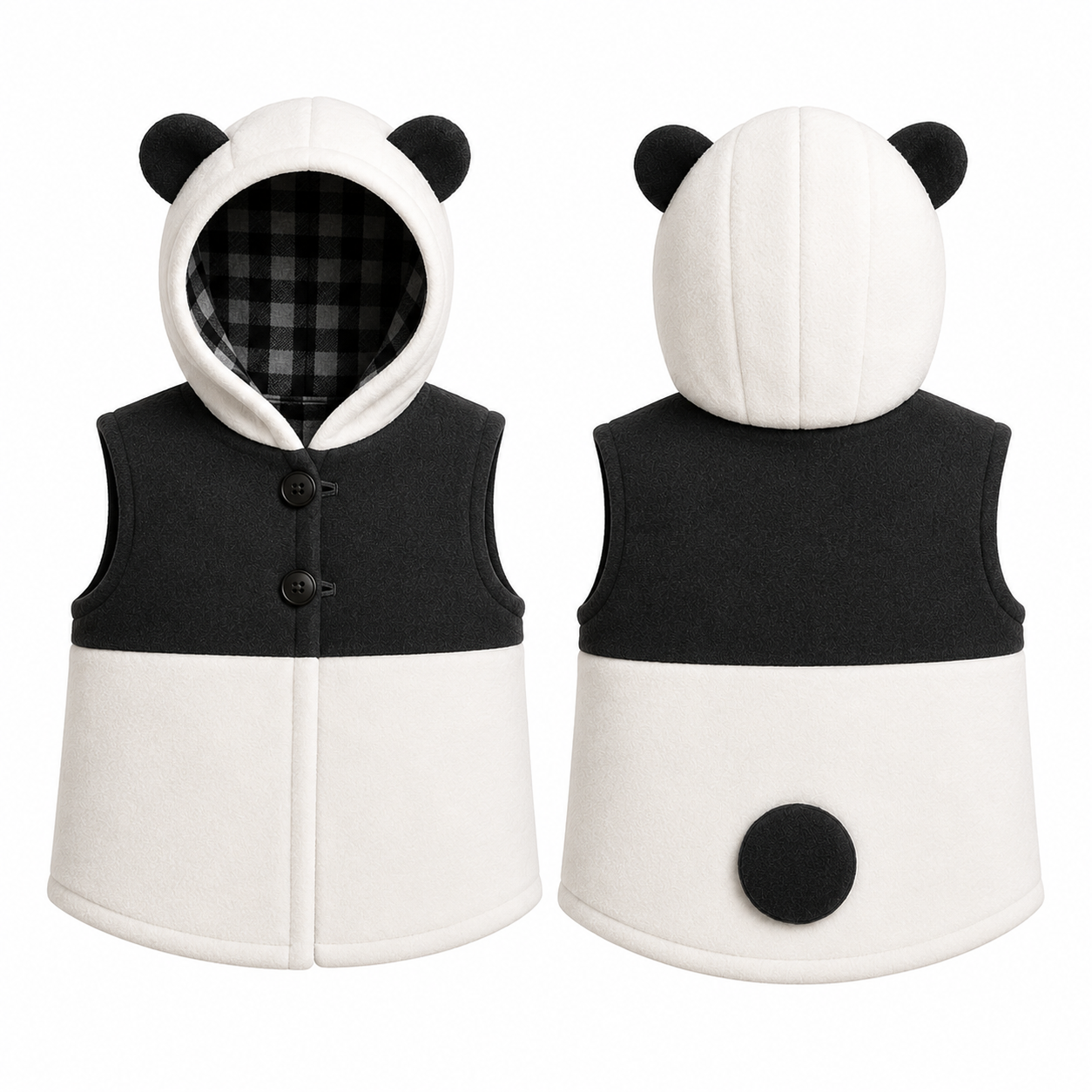 Panda Bear Vest Mockup ChatGPT