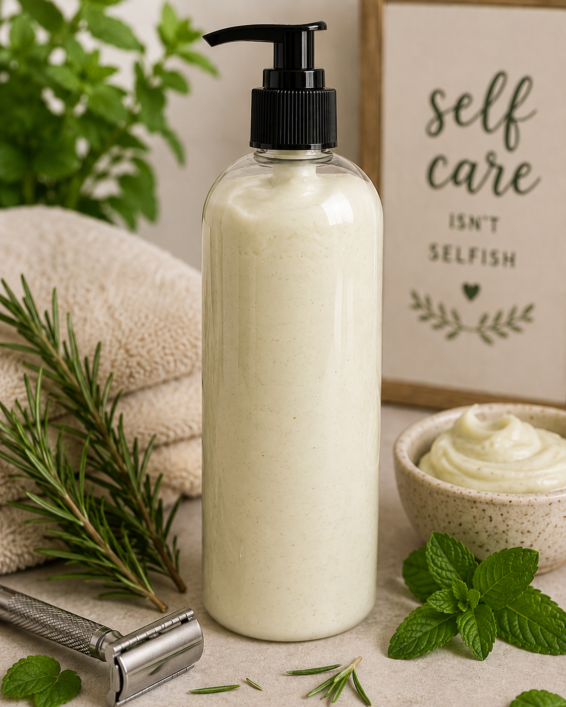 Rosemary Mint Shaving Cream
