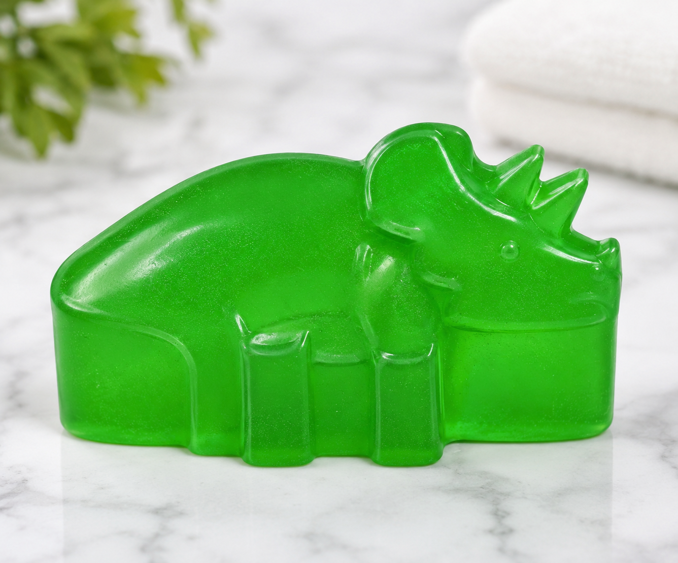 Triceratops Soap